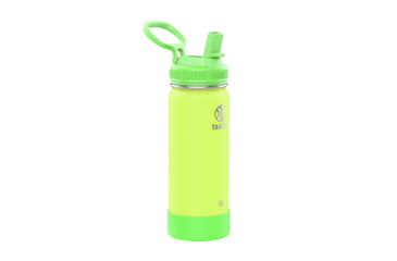Image of Takeya Usa Actives Kids Glow In The Dark Water Bottle With Straw Lid, 51076