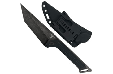 Image of Takumitak Charge Fixed Blade Knife, 5.25in, D2, Tanto, G10 Handle, Black Stonewash, TKF215SW