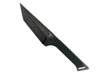 Image of Takumitak Charge Fixed Blade Knife, 5.25in, D2, Tanto, G10 Handle, Black Stonewash, TKF215SW