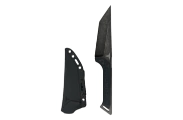 Image of Takumitak Charge Fixed Blade Knife, 5.25in, D2, Tanto, G10 Handle, Black Stonewash, TKF215SW