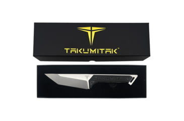 Image of Takumitak Charge Fixed Blade Knife, 5.25in, D2, Tanto, G10 Handle, Silver, TKF215SL