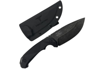 Image of Takumitak Companion Fixed Blade Knife, 4in, D2, Drop Point, G10 Handle, Black Stonewash, TKF212SW