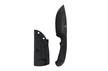 Image of Takumitak Companion Fixed Blade Knife, 4in, D2, Drop Point, G10 Handle, Black Stonewash, TKF212SW