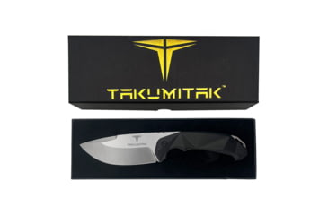 Image of Takumitak Companion Fixed Blade Knife, 4in, D2, Drop Point, G10 Handle, Silver, TKF212SL