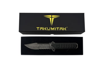 Image of USED Takumitak Escort Fixed Blade Knife, 5.5in, D2, Drop Point, G10 Handle, Black Stonewash, TKF213SW, EDEMO1, Used, Condition Fair