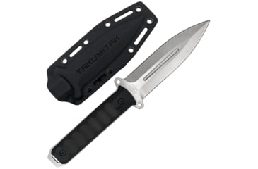 Image of Takumitak Hitter Fixed Blade Knife, 5.5in, D2, Spear Point, G10 Handle, Silver, TKF214SL