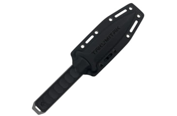 Image of Takumitak Hitter Fixed Blade Knife, 5.5in, D2, Spear Point, G10 Handle, Black Stonewash, TKF214SW