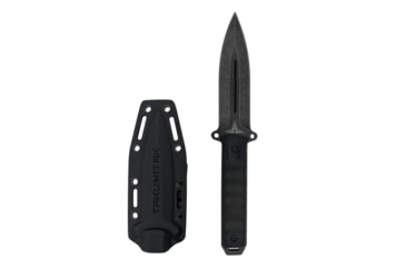 Image of Takumitak Hitter Fixed Blade Knife, 5.5in, D2, Spear Point, G10 Handle, Black Stonewash, TKF214SW