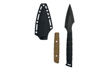 Image of Takumitak Twisted Fixed Blade Knife, 4 in Blade , 3cr13, Black, TKF310