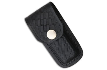 Image of Tallen 3.5in Folding Knife Belt Sheath Leather, Black, 3.50 inch, BHQ-62169