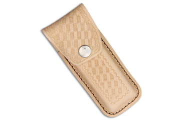 Image of Tallen 5.25in Folding Knife Belt Sheath Leather, Tan, 5.25 inch, BHQ-62190