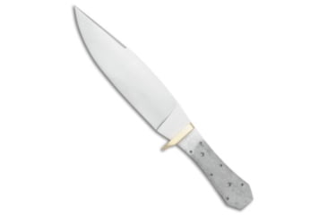 Image of Tallen Coffin Fixed Blade Knife, 7.50in, Stainless Steel, Spear Point Blade, Handle, Silver, 12.00 inch, BHQ-39755
