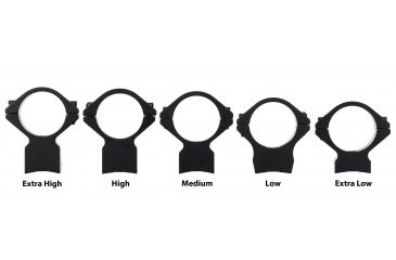 Image of Talley Lightweight Alloy 1 inch Scope Mount, Browning A-Bolt, Medium, Black Anodized, 940000