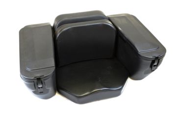 Image of Tamarack Classic Lounger ATV Rear Storage Box - Black L-1500