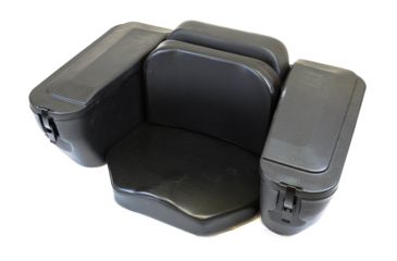 Image of Tamarack Classic Lounger ATV Rear Storage Box - Black L-1500