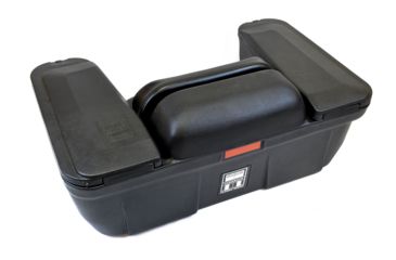 Image of Tamarack Classic Lounger ATV Rear Storage Box - Black L-1500