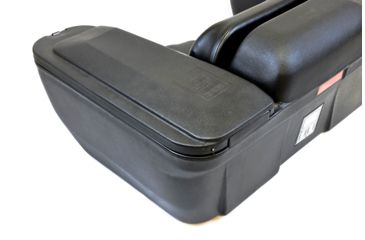Image of Tamarack Classic Lounger ATV Rear Storage Box - Black L-1500