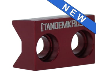 Image of TANDEMKROSS Barrel Retaining V-Block for Ruger 10/22, Red, TK18N0449RED1