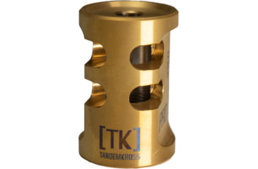 Image of TANDEMKROSS Game Changer PRO .22LR Compensator, Gold, TK00N0269GLD1