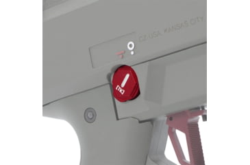 Image of TANDEMKROSS Kross Out Safety Delete For CZ Scorpion, Red, TK33N0373RED1