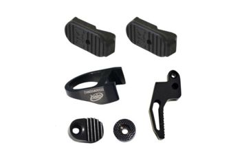 Image of TANDEMKROSS Ruger MKIV 22/45 Race Gun Kit w/Halo Charging Ring/Victory Trigger/Titan Extended Mag Release/VictoryPro Extended Base Pad, Black TK26N0252BLK1