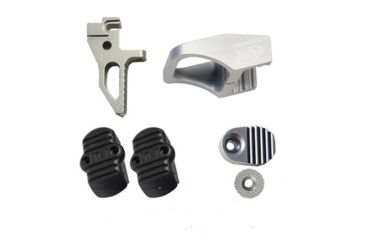 Image of TANDEMKROSS SW22 Victory Race Gun Kit w/Halo Charging Ring/Victory Trigger/Titan Extended Mag Release/VictoryPro Extended Base Pad, Gray TK23N0272SLV1