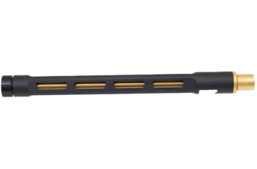 Image of TANDEMKROSS Ruger 22 Charger .22 Long Rifle Comet Lightweight Threaded Rifle Barrel, 10.2in, 1-16 Twist, 1/2x28, Anodized, Black/Gold, TK18N0561BWG1