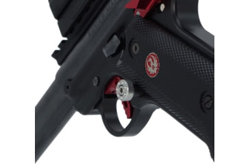 Image of TANDEMKROSS Titan Extended Magazine Release for Ruger MKIII/IV, Silver Button/Paddle, Silver, TK24N0249SLV1