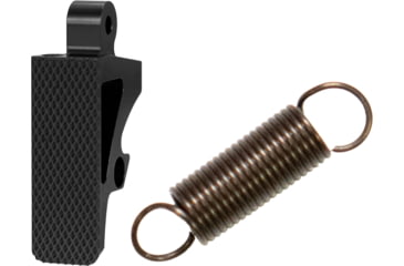 Image of TANDEMKROSS Victory Trigger, Taurus TX 22, Flat-Faced, Skeletonized, Black + TaurusTX 22 Lightened Trigger Spring, Silver