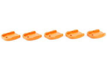 Image of TangoDown 40 S&amp;W 9mm 357 Sig 45GAP Vickers Tactical Magazine Floor Plates, Pack of 5, Orange, TDVTMFP-001-ORN