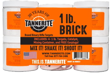 Image of Tannerite Brick 1 lb Rifle Target, 4 Pack