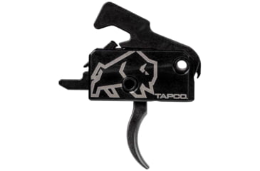 Image of Tapco Rifle Trigger Black Curved Trigger Single-Stage Fits AR-15, TAP22034
