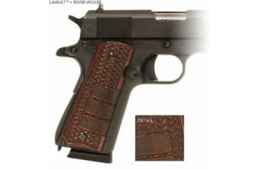 Image of Tapco TimberSmith 1911 Pistol Grip, The Lariat, Rosewood, Ambi TIM84204A ROSEWOOD