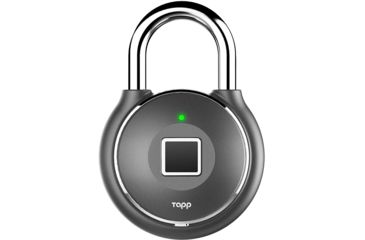 Image of Tapplock One Plus Smart Fingerprint Padlock, Gun Metal, TL203AGM