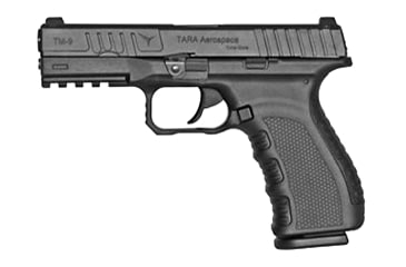 Image of TARA TM-9 Pistol, 9mm Luger, 4.44in barrel, polymer frame, integrated polymer grip, recoil operated semi-automatic, white 3-dot, 17 round magazine, TARATM99MM4.441FRRMPG