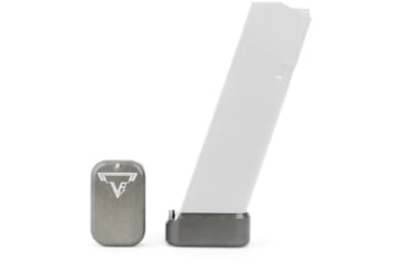 Image of Taran Tactical Innovations Base Pad for Glock 9mm/.40 Magazine +3/4, Gray, 4, GBP940-005