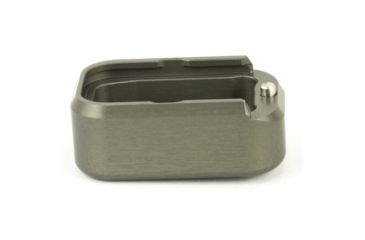 Image of Taran Tactical Innovations Firepower Magazine Extension Base Pad, Glock 17/17L/19X/22/24/34/35/45, +3/4 Round, Titanium Gray, GBP940-005
