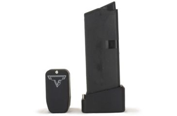Image of Taran Tactical Innovations Base Pad for Glock 43 Magazine, Flat Black, 0, GBP9-00