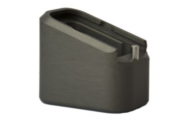 Image of Taran Tactical Innovations Firepower Magazine Extension Base Pad, Glock 17/17L/19X/22/24/34/35/45, +5/6 Round, Titanium Gray, GBP940-05