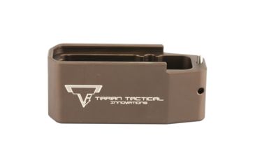 Image of Taran Tactical Innovations Firepower Magazine Extension Base Pad, AR-10 .308 20/25 Magpul PMAG, +5 Round, Coyote Bronze, PMBP-006