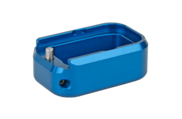 Image of Taran Tactical Innovations Base Pad, For Glock 17/22, +3/+4, Small, Blue Finish