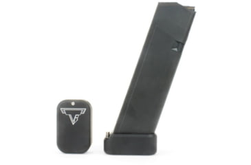 Image of Taran Tactical Innovations Base Pad for Glock 9/40, 4 Round, Flat Black, 4, GBP940-000