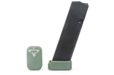 Image of Taran Tactical Innovations Base Pad for Glock 9/40, 4 Round, Green, 4, GBP940-007