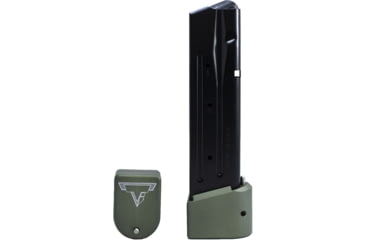 Image of Taran Tactical Innovations Base Pad For Sig Sauer P320 9/40 Magazine, 5 Round, OD Green, 5, P320-07
