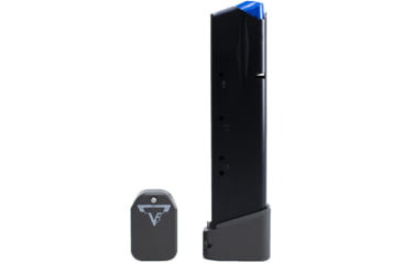 Image of Taran Tactical Innovations Firepower Base Pad for CZ75, 4 Round, Titanium Gray, 4, CZBP940-05