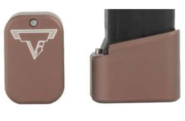 Image of Taran Tactical Innovations PPC Base Pad Kit for Glock 9mm, 3 Round, Coyote Bronze, 3, GBP9XL-06