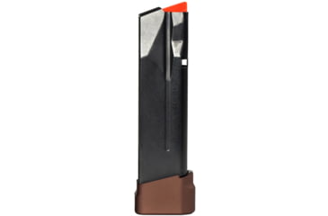 Image of Taran Tactical Innovations SIG X-MACRO Pistol Magazine W/ CB Versatile Basepad, Black/Coyote Bronze, 20, XMACRO-CM-6