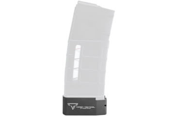 Image of Taran Tactical Innovations Base Pad for AR-10 PMAG 20/25 Magazine, Titanium Gray, 6, PMBP-005