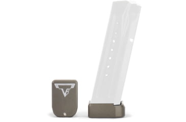 Image of Taran Tactical Innovations Base Pad for M&amp;P 9/40 +2/4, Titanium Gray, 4, MPB940-005
