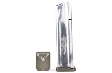 Image of Taran Tactical Innovations Base Pad for STI/SV Magazines Gen 4, Titanium Gray, 1, STVB-4G05